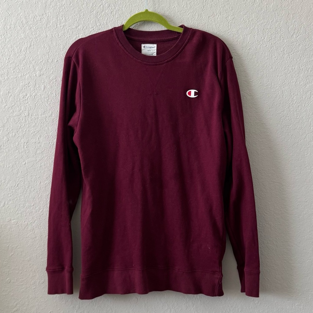 Champion Maroon Classic Crewneck